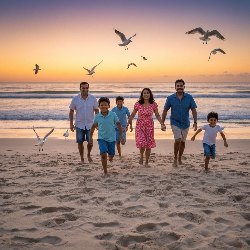 Beach vacation memory